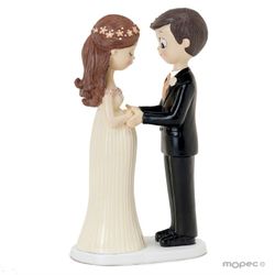 Figura pastel novios Pop&Fun novia embarazada (21cm) de Mopec