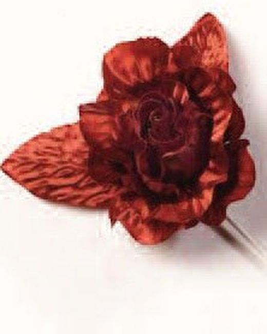 Flor Solapa Amelia Marrón Min.12