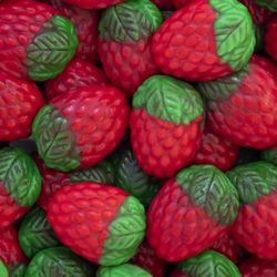 Morangos silvestres recheados com Vidal