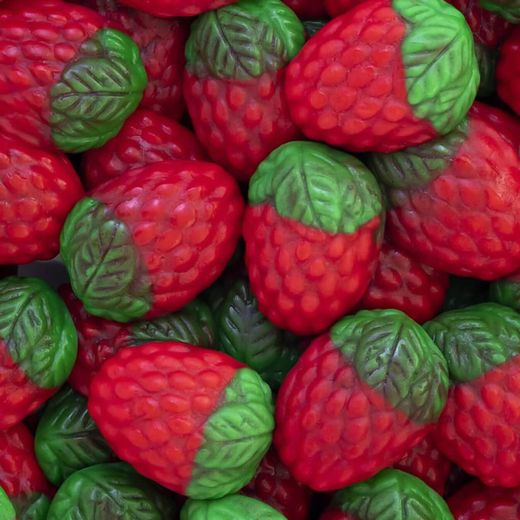 Morangos silvestres recheados com Vidal