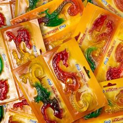 Gelatina di drago di Vidal. Drago in gelatina confezionato singolarmente