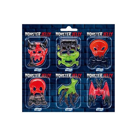 Gelatina Montruos Jelly da Vidal. Guloseima de Monstros de Halloween