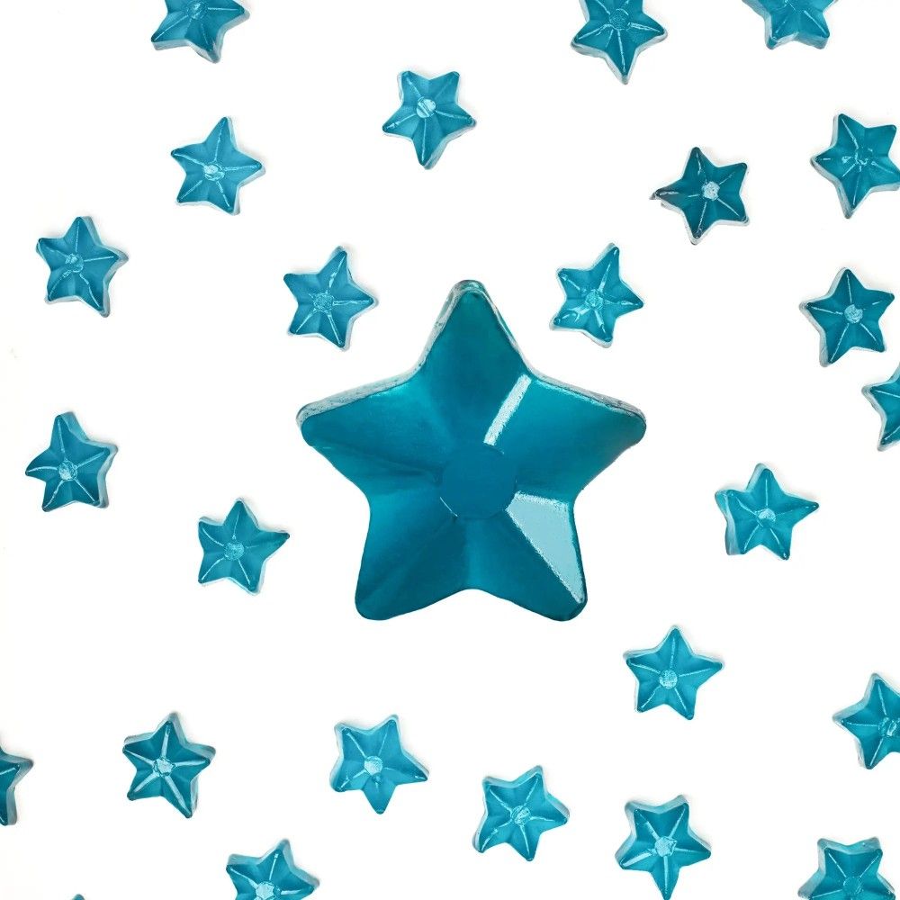 Golosinas sin azúcar Minimelis Estrellas Azules brillo 1 Kg