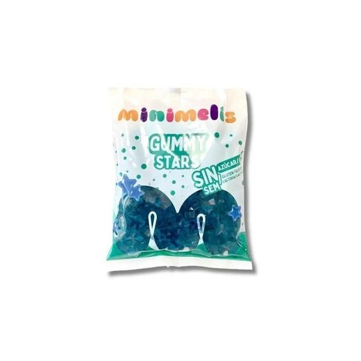 Golosinas sin azúcar Minimelis Estrellas Azules brillo
