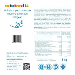 Caramelle senza zucchero Minimelis Blue Stars ricoperte di pastella