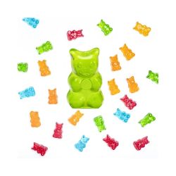 Golosinas sin azúcar Minimelis Ositos Transparentes brillo (1kg)