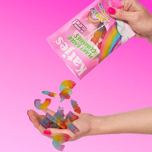Golosinas veganas Arcoiris (500 gramos) de Katja. Rainbow Katja