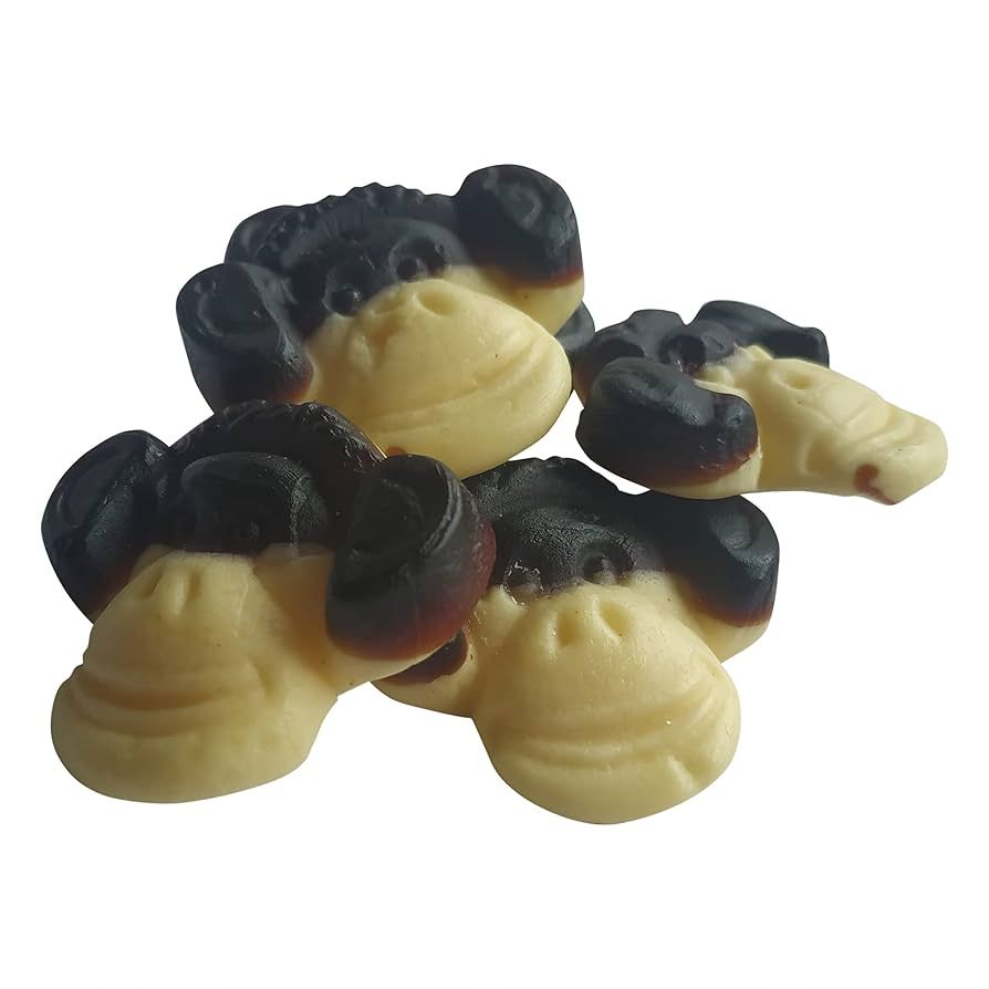 Golosinas veganas Monos (500 gramos) de Katja. Monkey heads Katja