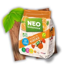 Neo Botanica Caramelle gommose vegane all'arancia senza zucchero