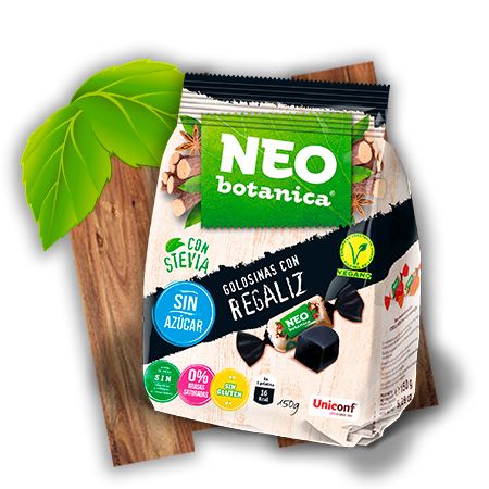 Gominolas veganas de Regaliz sin azúcar Neo Botanica (1kg)