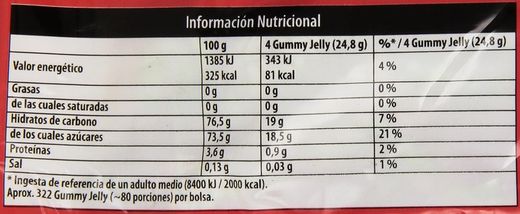 Gummy Jelly Surtido de sabores de Dulciora (2kg)