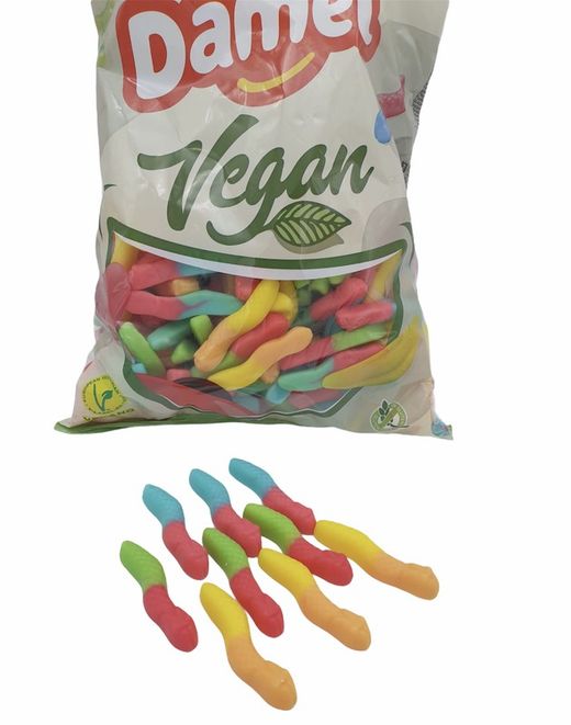 Damel Vegane Glitzerwürmer