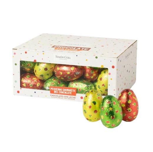 Cioccolato al latte all'uovo in scatola 25g (40un) di Simon Coll