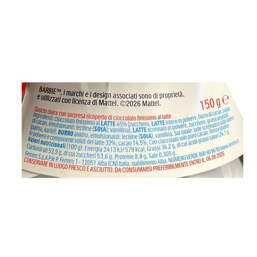 Ovetto Kinder grande a sorpresa delle Principesse