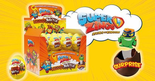 Huevos de Chocolate Superzings