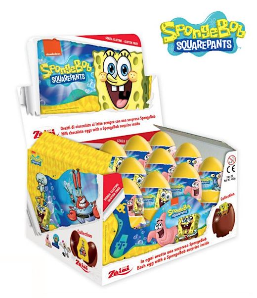 Huevos Sorpresa Bob Esponja 24Uds Zaini