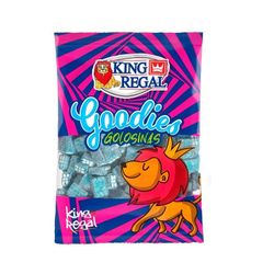 Briques de pica à la framboise King Regal. Réglisse à la framboise avec pica