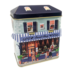 Lata bombones praliné leche 'Casita Sweet Shop' 150g