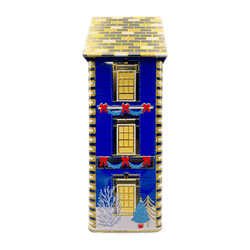 Lata bombones praliné leche 'Townhouse' azul 150g