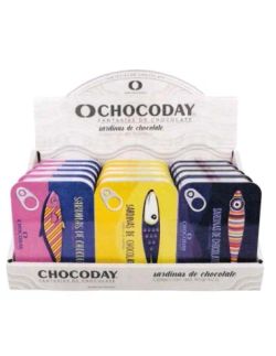 Lata sardinas Chocoday (15 unidades). Lata sardinas arte Pop