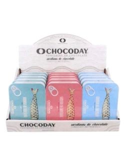 Lata sardinas Chocoday. Lata sardinas escamas