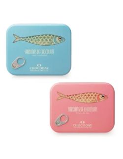 Chocoday Sardinen in Dosen. Sardinenflocken in Dosen.