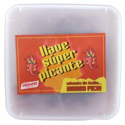 Llaves ácidas explosivas fresa y chili (290 unidades)