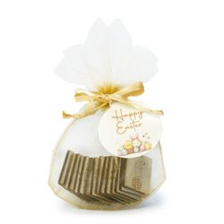 Memory Pascua 14 fichas de madera con tarjeta Happy Easter