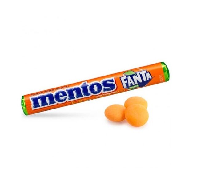 Mentos Fanta Naranja 10 Unidades