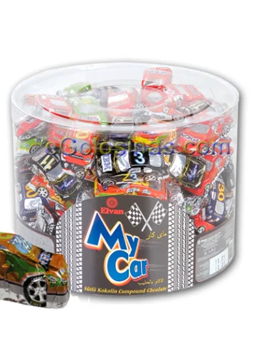 Mini Coches de Chocolate (100 unidades)