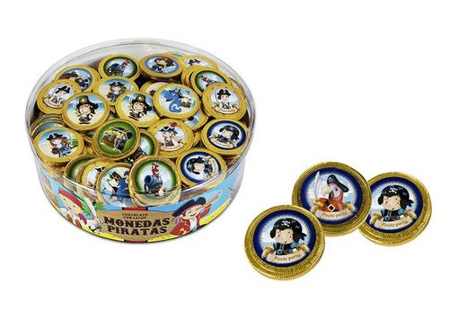 Monete dei pirati di cioccolato 190Uds