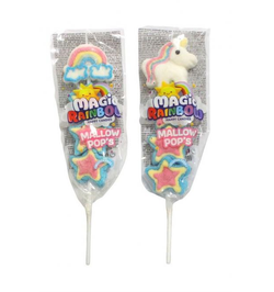 Spiedino di unicorno nuvola Magic Rainbow malva