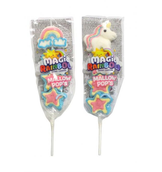 Spiedino di unicorno nuvola Magic Rainbow malva