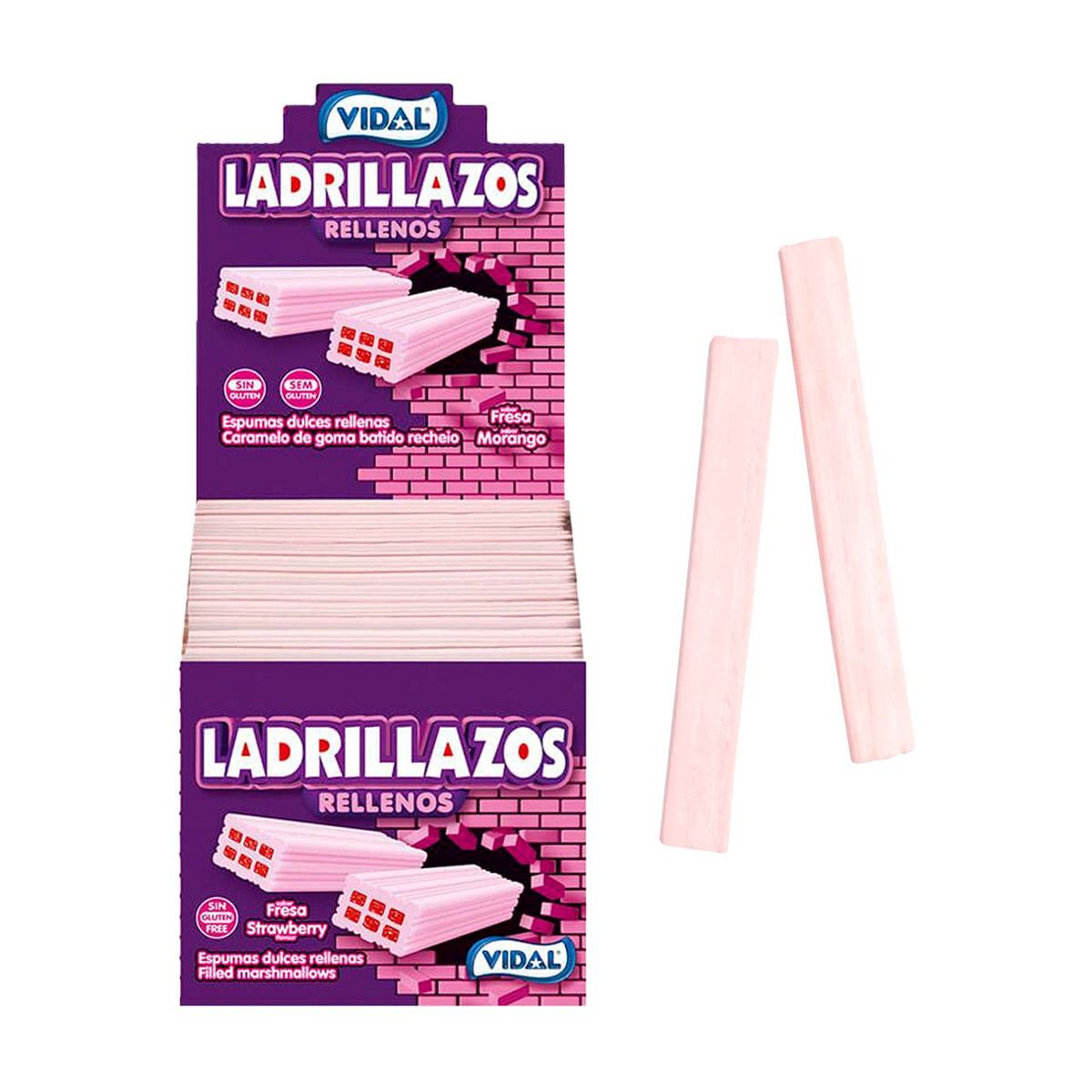 Nubes Ladrillazos Rellenos de Vidal (75 unidades) 37 unidades