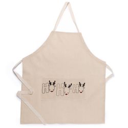 Pack regalo Navidad delantal,luna,leds,caramelos lazo rojo