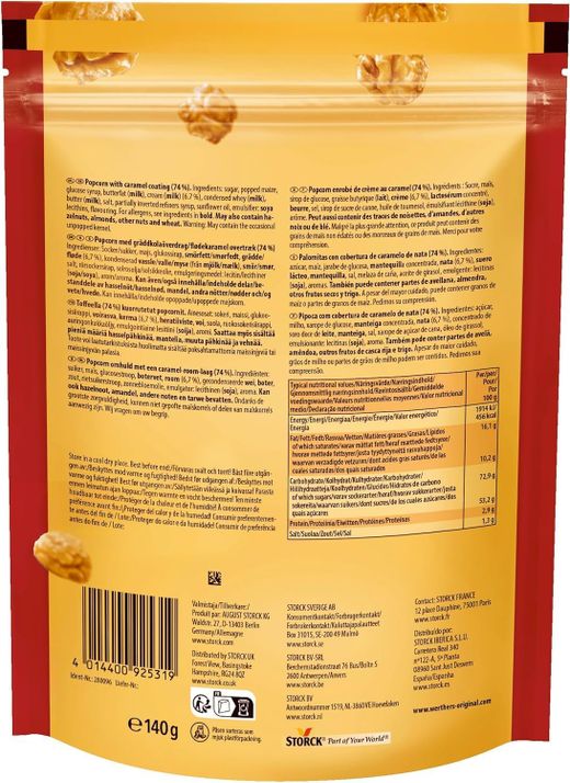 Palomitas caramelizadas Werther's (140 gramos)