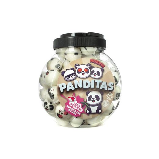 Pandas rellenos de gelatina de fresa ácida de Cool Candies