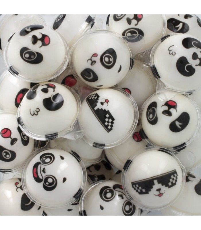 Pandas rellenos de gelatina de fresa ácida de Cool Candies 30 unidades