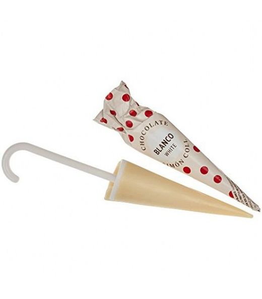 Parapluie en chocolat blanc 10Gr. (32Un) par Simon Coll