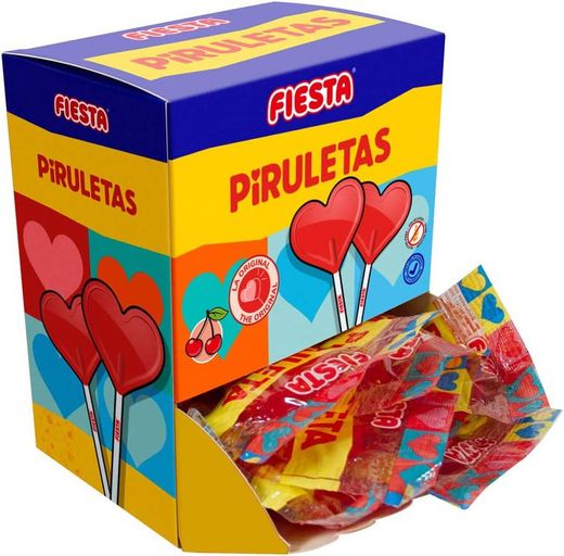 Piruleta Corazon 20 Unidades Fiesta