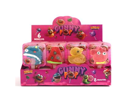 Piruletas de golosina surtidas de Cool Candies