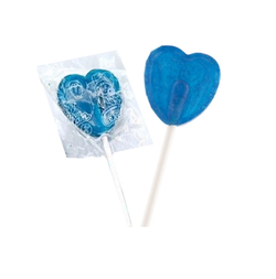 Piruletas grandes corazon azul de Cerdan (100 unidades)