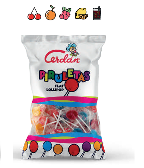 Lecca lecca rotondi assortiti di Cerdán