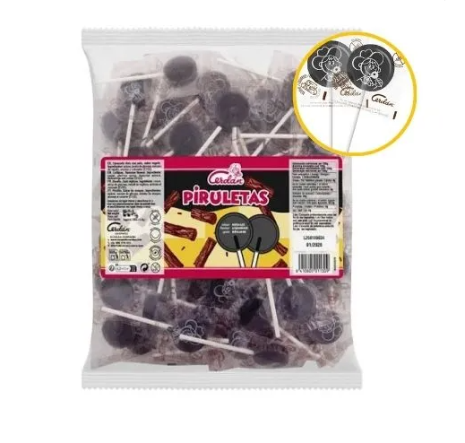 Sucettes Cerdan à la réglisse