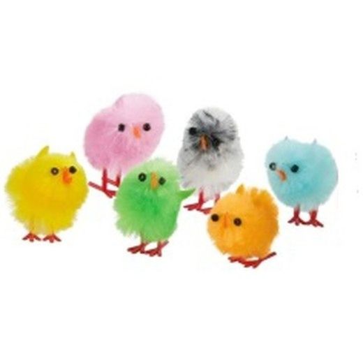 Pulcini Pasquali Colorati Piccoli Sa5 60U 3,5 Cm.