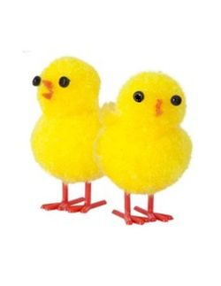 Pulcini di Pasqua gialli da 3,5 cm