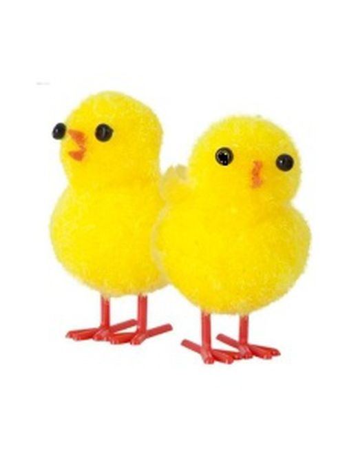 Pulcini di Pasqua gialli da 3,5 cm