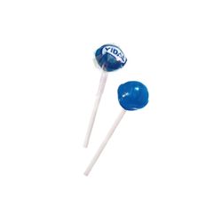 Pompitos azules Frambuesa Vidal (100 unidades). Caramelos con palo azules