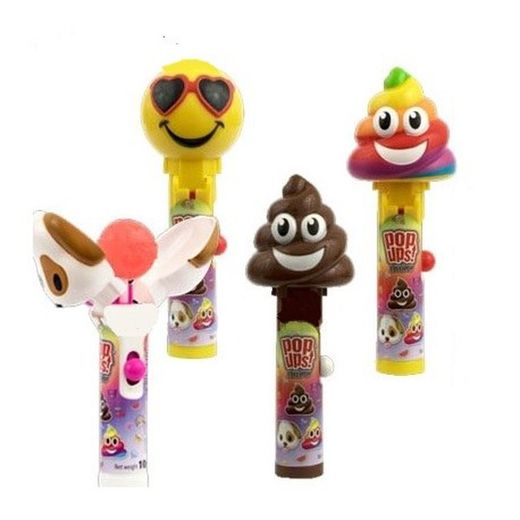 Pop Ups Bip Moji Lollipop 12Uds