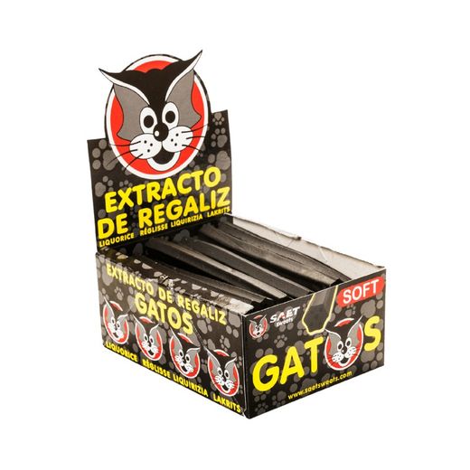 Regaliz negro blando el Gato Soft (40Unidades) de Saet